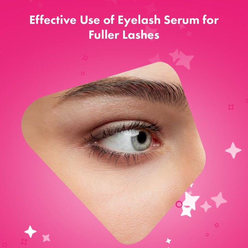Effective use of eyelash serum for fuller lashes