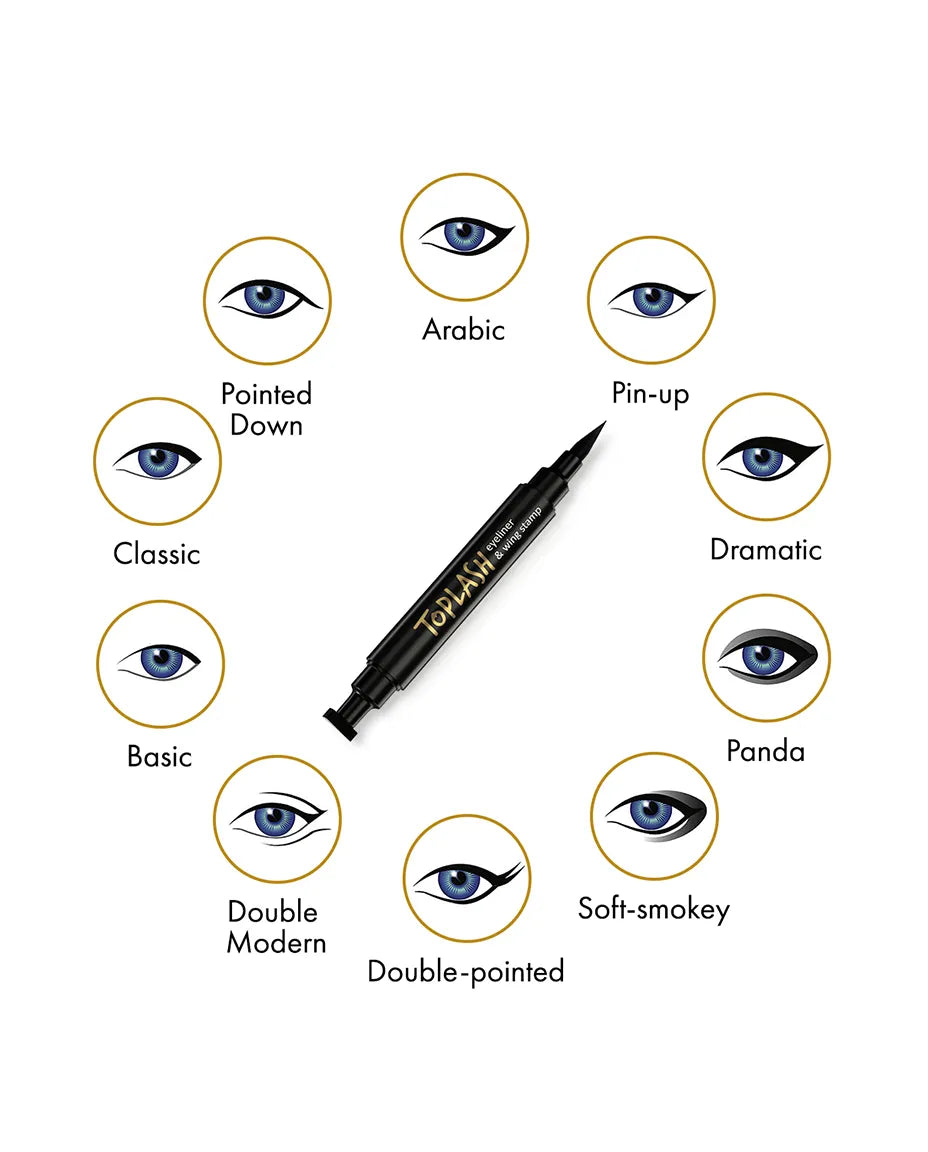 Toplash Liquid Eyeliner & Wing Stamp