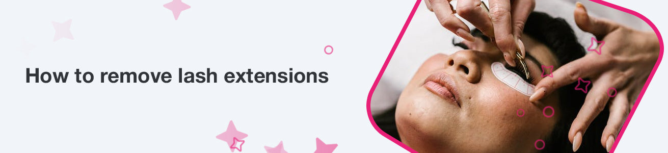 How to remove lash extensions