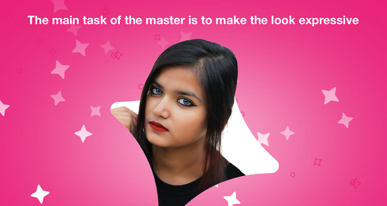 The main task of the lash artist is to make the look expressive while maintaining naturalness
