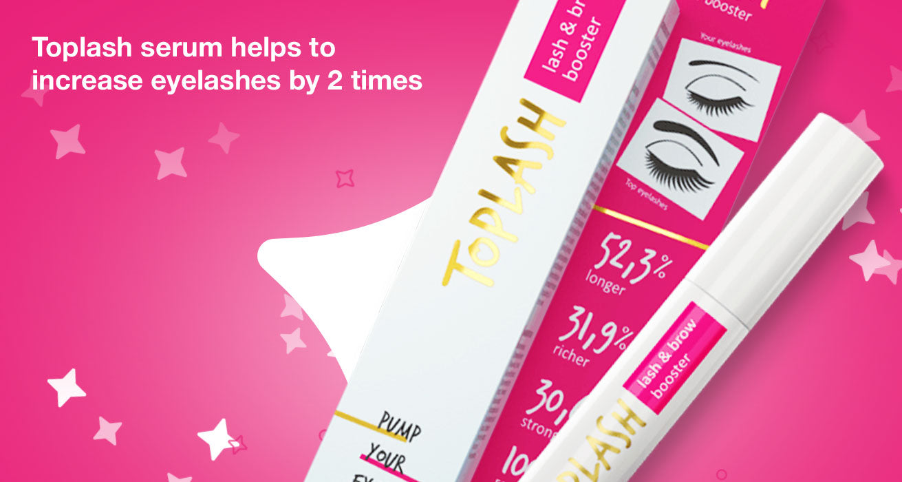 Toplash serum helps to increase eyelash length significantly