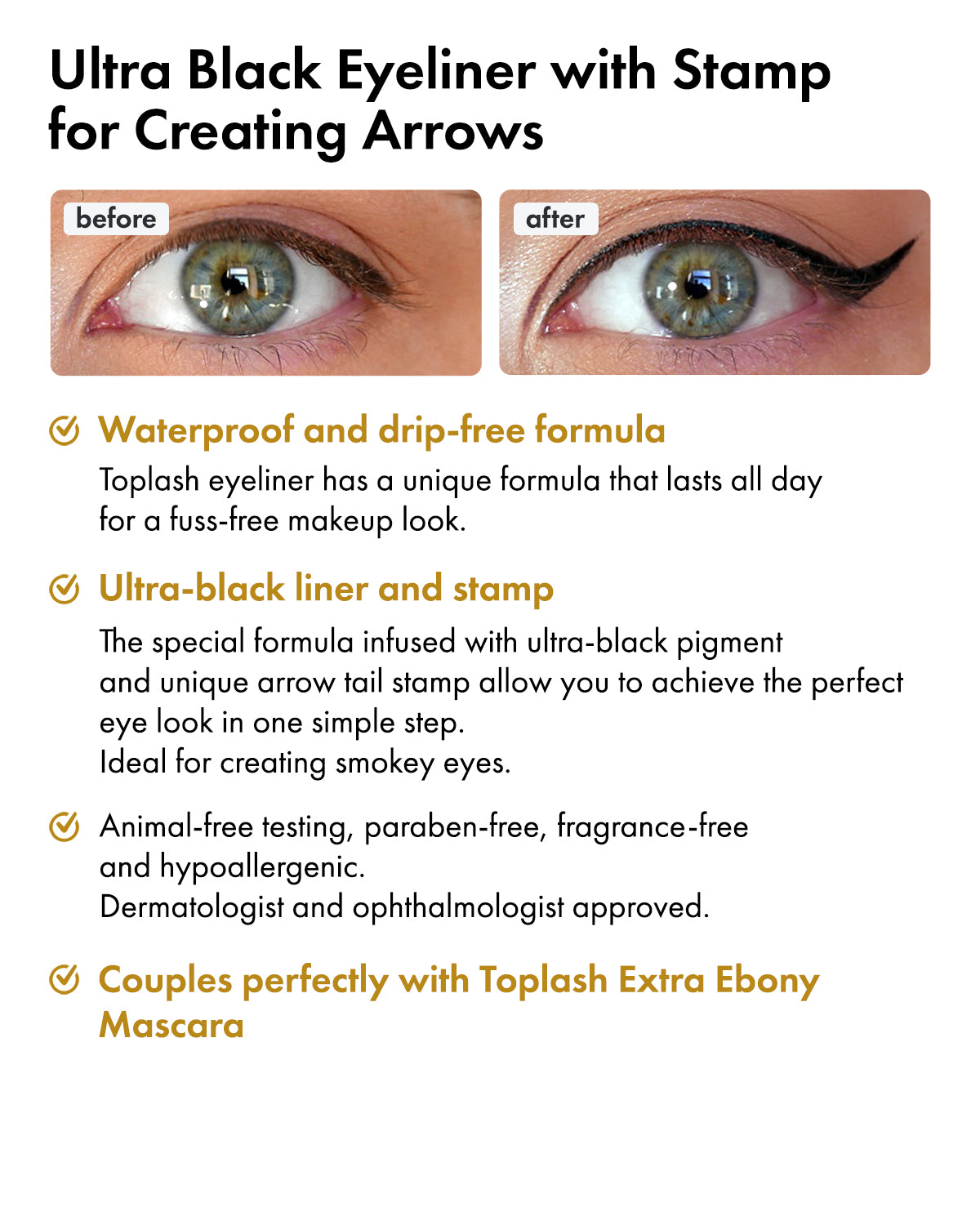 Toplash Liquid Eyeliner & Wing Stamp