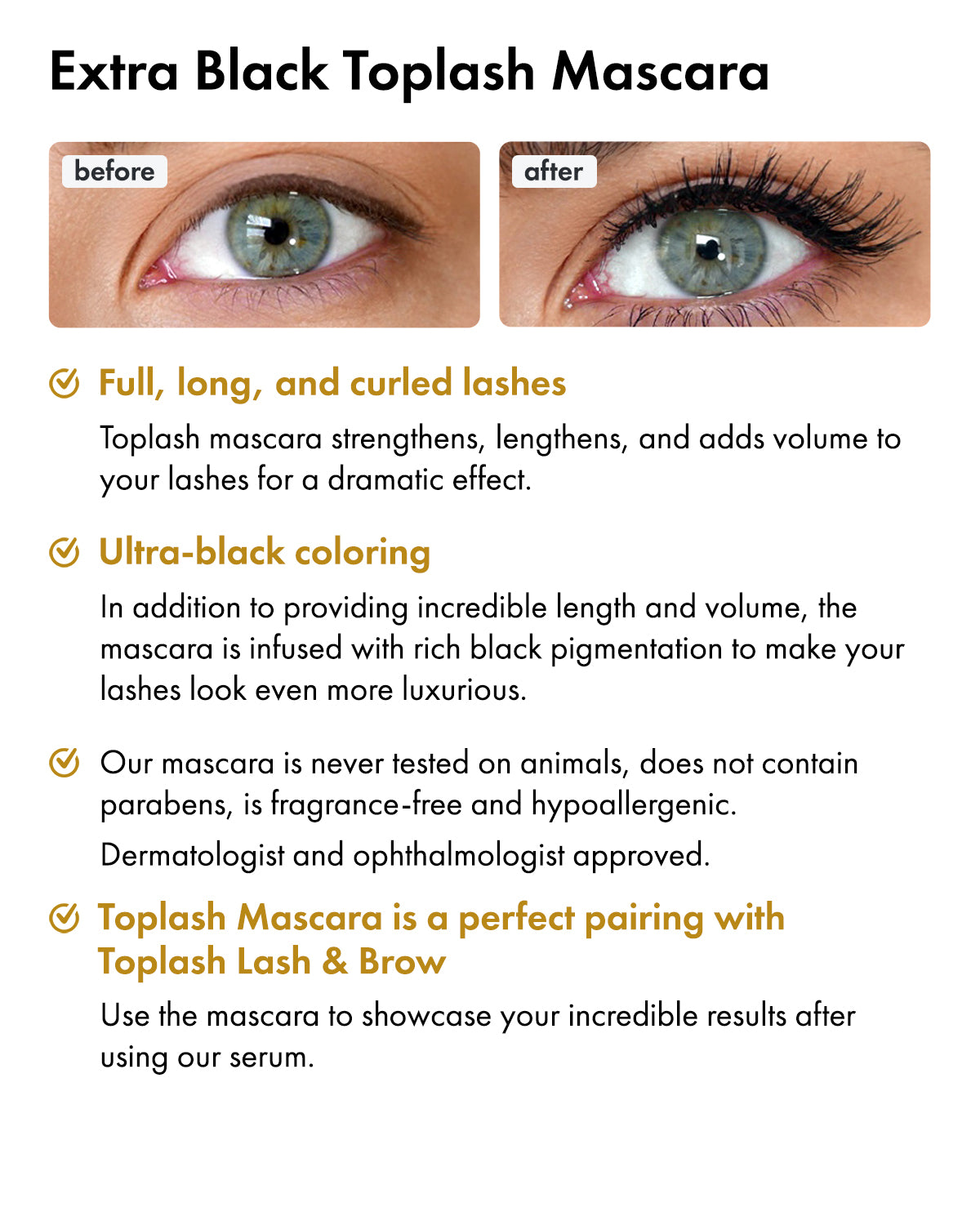 Toplash Extra Ebony Mascara