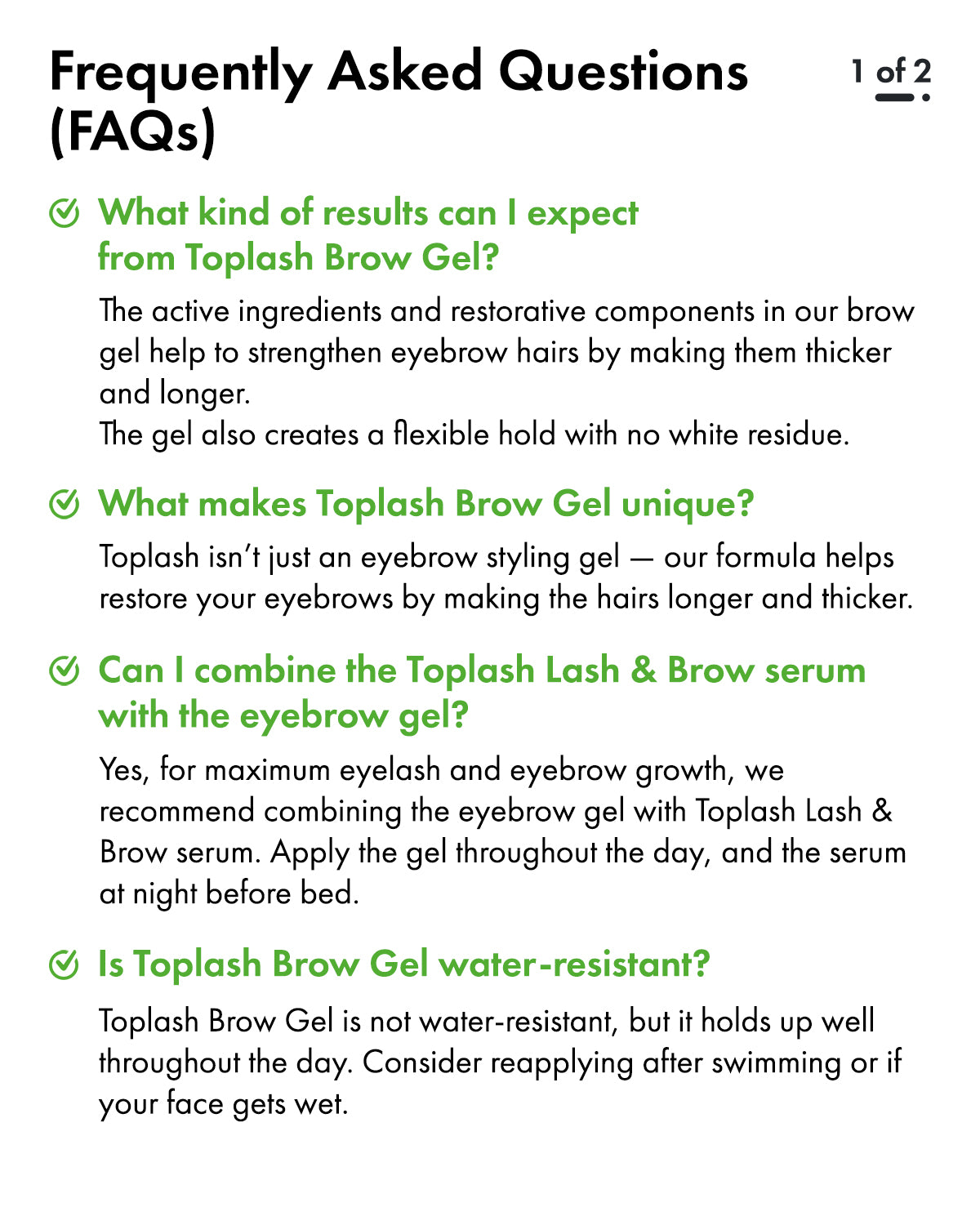Toplash Fix & Grow Brow Gel